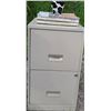 Image 13 : 2 Imperial No. 3 School Desks, 1 Vintage Desk, File Cabinet, Decor Items