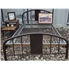 Image 1 : Vintage Metal Bed Frame, MCM Side Table, and Home Decor Lot