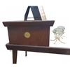 Image 8 : Vintage Metal Bed Frame, MCM Side Table, and Home Decor Lot