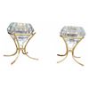 Image 9 : Vintage Metal Bed Frame, MCM Side Table, and Home Decor Lot