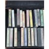 Image 4 : 63 Mixed Genre Cassette Tapes in 3 Carrying Cases