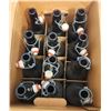 Image 3 : 24 Brown Glass Swing Top Bottles with Embossed Design