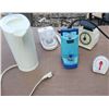 Image 1 : Small Appliance and Tool Lot: Little Giant Pump, Chopper, Scale and Timers