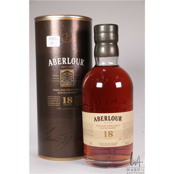 Aberlour/ 18 Year Old/ Highland Single Malt Scotch Whisky/ 750ml/ 43% ABV