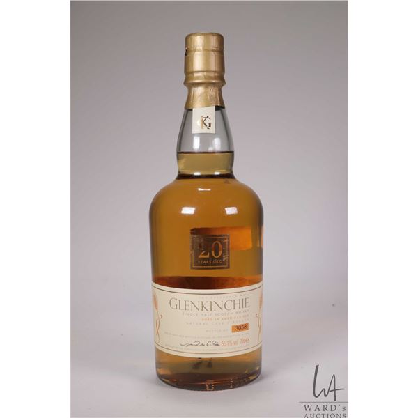 Glenkinchie/ 20 Year Old/ Single Malt Scotch Whisky/ Bottle No. 3058/ 700ml/ 55.1% ABV