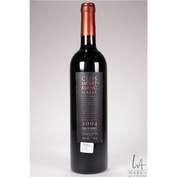 Clos Mont-Blanc Masia/ Reserva 2004/ Red Wine Blend/ 750m;/ 14% ABV