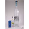 Image 1 : Belvedere/ Vodka/ 750ml/ 40% ABV and a Grey Goose/ French Vodka/ 50ml/ 40% ABV