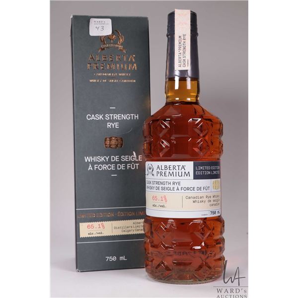 Alberta Premium/ Cask Strength/ Rye Whisky/ Limited Edition/ 750ml/ 65.1% ABV