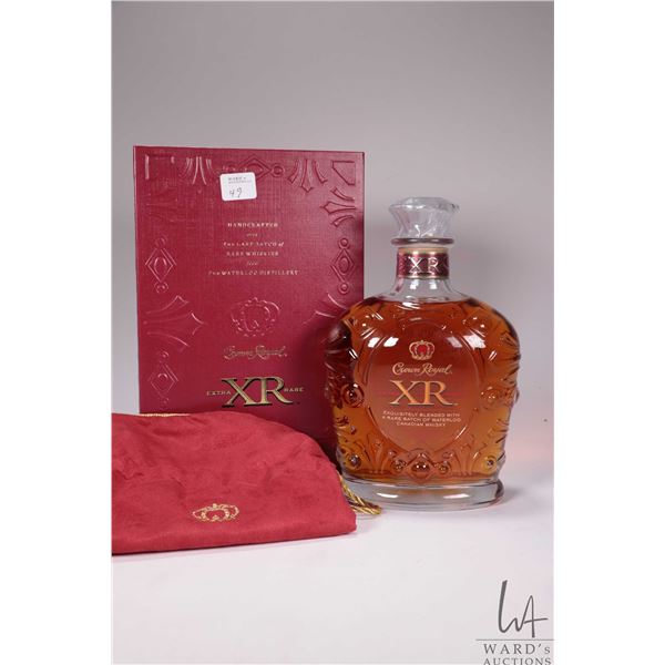 Crown Royal XR/ Extra Rare/ Canadian Whisky/ Last Batch from the Waterloo Distillery/ 750ml/ 40% ABV