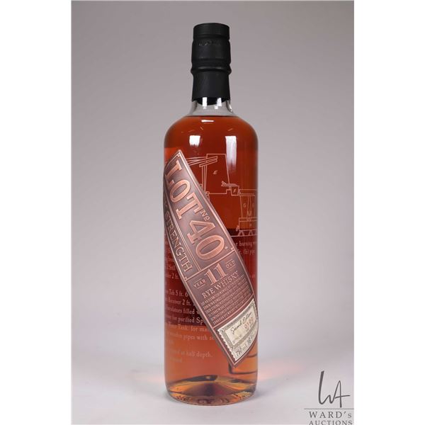 Lot No. 40/ 11 Year Old/ Rye Whisky/ Second Edition Bottle No. 0100/ 750ml/ Cask Strength 58.4% ABV