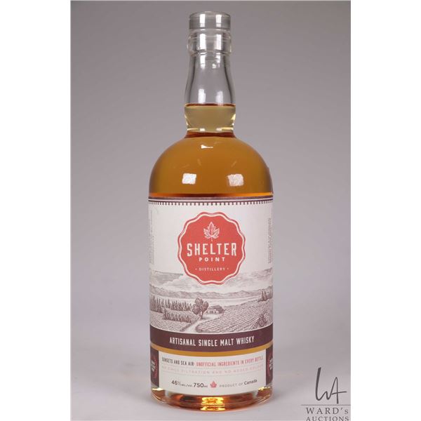 Shelter Point/ Artisanal Single Malt Whisky/ 750ml/ 46% ABV