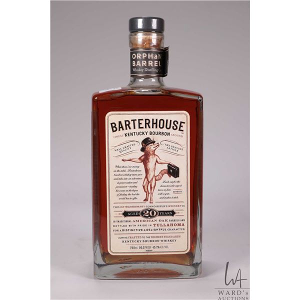 Orphan Barrel/ Barterhouse/ Kentucky Bourbon Whiskey/ 20 Year Old/ 750ml/ 45.1% ABV