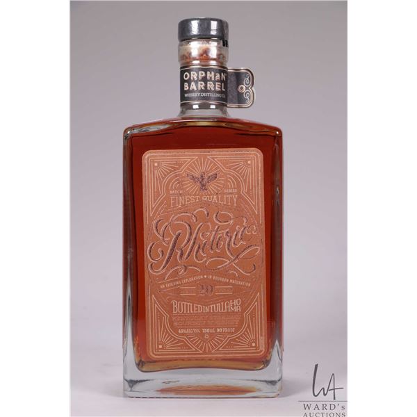 Orphan Barrel/ Rhetoric/ 20 Year Old/ Kentucky Straight Bourbon Whiskey/ 750ml/ 45% ABV