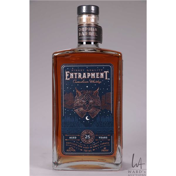 Orphan Barrel/ Entrapment/ 25 Year Old/ Canadian Whisky/ 750ml/ 41% ABV