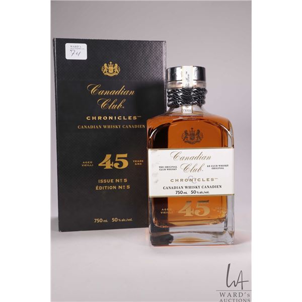 Canadian Club/ Chronicles/ 45 Year Old/ Canadian Whisky/ Issue No. 5/ 750ml/ 50% ABV