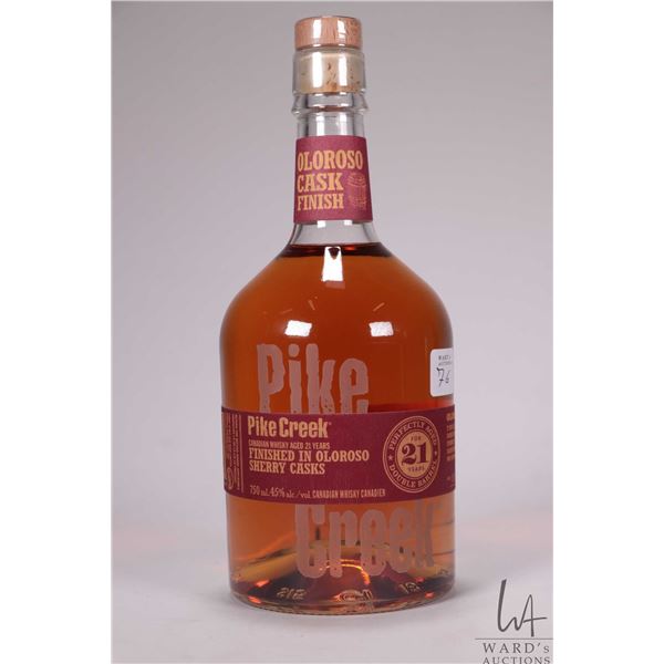 Pike Creek/ 21 Year Old/ Canadian Whisky/ 750ml/ 45% ABV