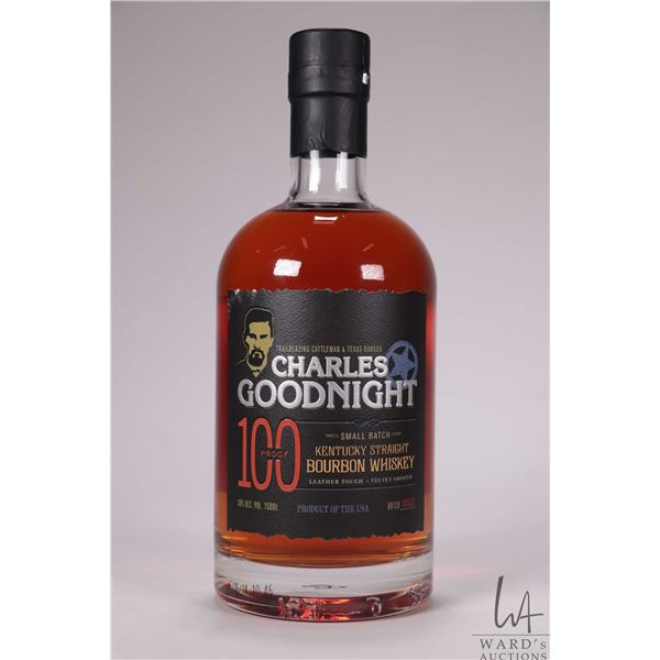 Charles Goodnight/ Small Batch Kentucky Straight Bourbon Whiskey/ 750ml/ 50% ABV