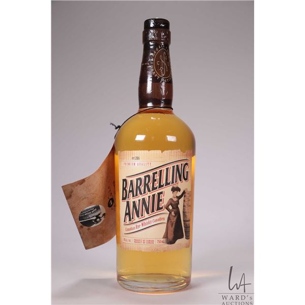 Barrelling Annie/ Canadian Rye Whisky/ 750ml/ 40% ABV