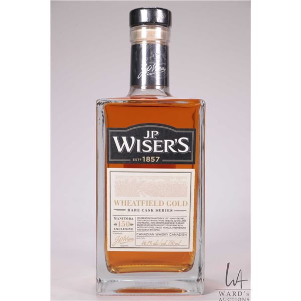 J.P. Wiser/ Wheatfield Gold/ Rare Cask Series/ Canadian Whisky/ 750ml/ 46.1% ABV