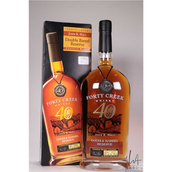 Forty Creek/ Double Barrel Reserve/ Canadian Whisky/ Lot 255 Bottle No.08726/ 750ml/ 40% ABV