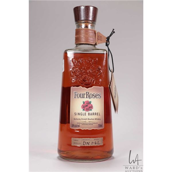 Four Roses/ Single Barrel/ Kentucky Straight Bourbon Whiskey/ Warehouse No. ND, Barrel/ Barrel No. 1