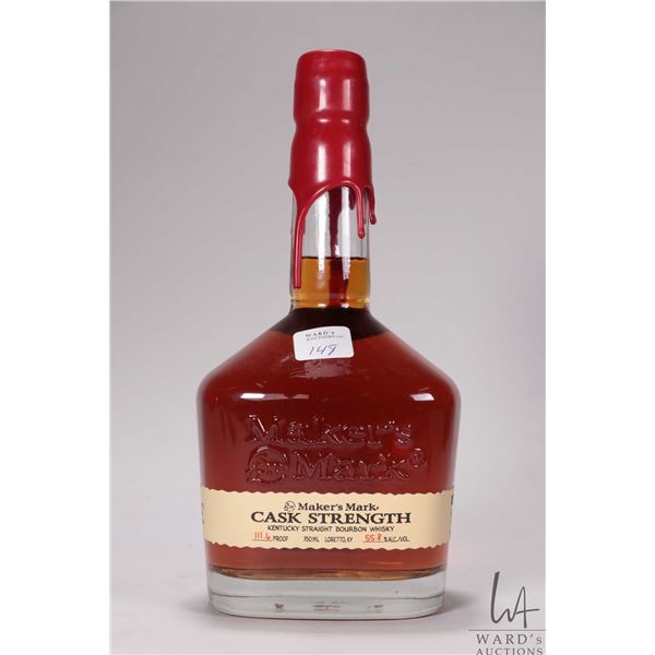 Maker's Mark/ Cask Strength/ Kentucky Straight Bourbon Whisky/ 750ml/ 55.8% ABV