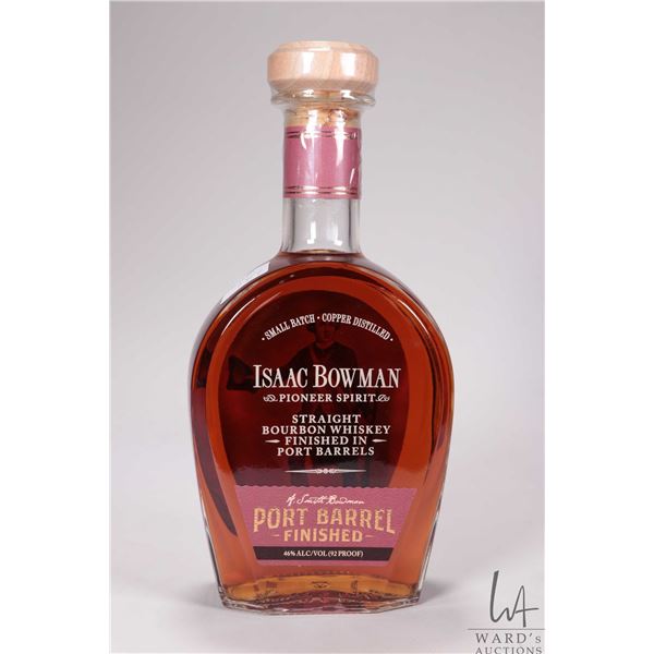 Isaac Bowman/ Straight Bourbon Whiskey/ 750ml/ 46% ABV
