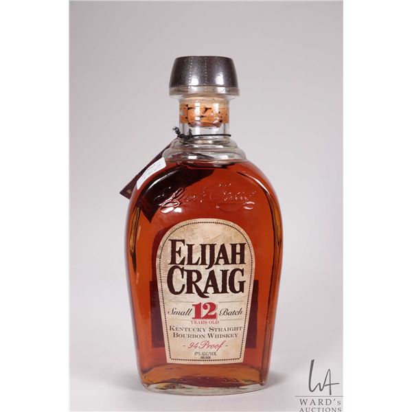 Elijah Craig/ Small Batch/ 12 Year Old/ Kentucky Straight Bourbon Whiskey/ 750ml/ 47% ABV