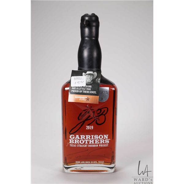 Garrison Brothers/ Texas Straight Bourbon Whiskey/ Bottle No. 28150/ 750ml/ 47% ABV