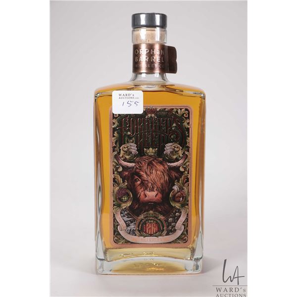 Forager's Keep/ 25 Year Old/ Single Malt Scotch Whisky/ Bottle No. 6855/ 750ml/ 48% ABV