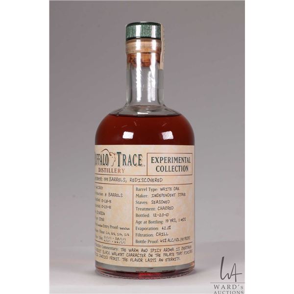 Buffalo Trace Distillery/ Experiment Collection/ Bourbon Whiskey/ 375ml/ 45% ABV