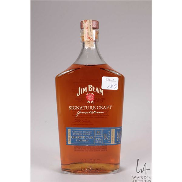 Jim Beam/ Signature Craft/ Kentucky Straight Bourbon Whiskey/ 3rd Release/ 750ml/ 43% ABV