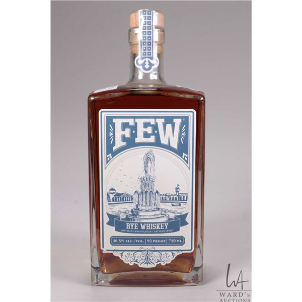 F.E.W/ Rye Whiskey/750ml/ 46.5% ABV