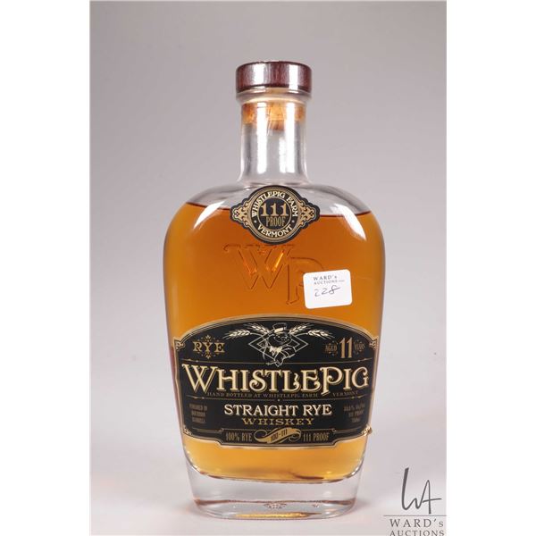 Whistlepig/ Straight Rye Whiskey/ 750ml/ 55.5% ABV