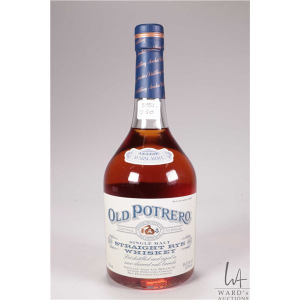Old Potrero/ Single Malt Striaght Rye Whiskey/ 750ml/ 48.5% ABV