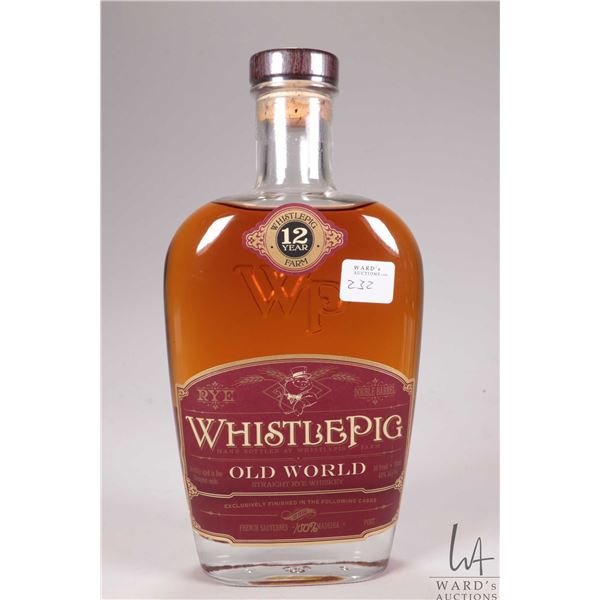 Whistlepig/ Old World/ Straight Rye Whiskey/ 750ml/ 45% ABV