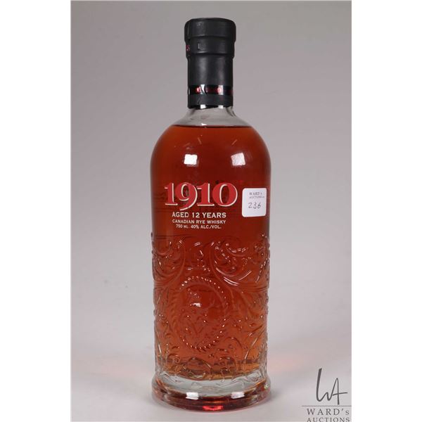 1910/ 12 Year/ Canadian Rye Whisky/ 750m/ 40% ABV