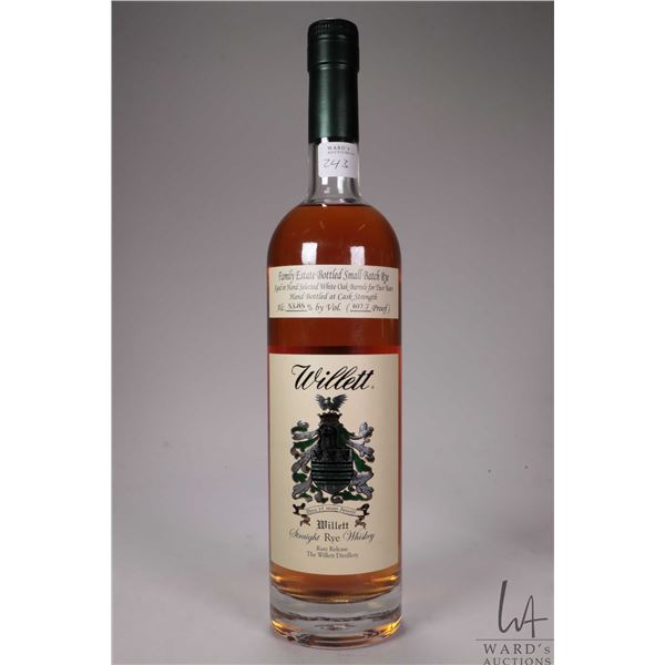 Willett/ Straight Rye Whiskey/ 2 Year/ 750ml/ 53.85% ABV