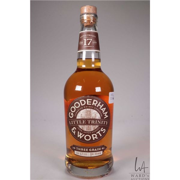 Gooderham & Worts/ Little Trinity/ 17 Year Old/ Three Grain Canadian Whisky/ 750ml/ 45% ABV
