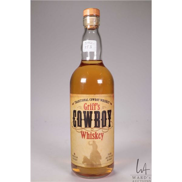Griff's Cowboy Whiskey/ 750ml/ 40% ABV