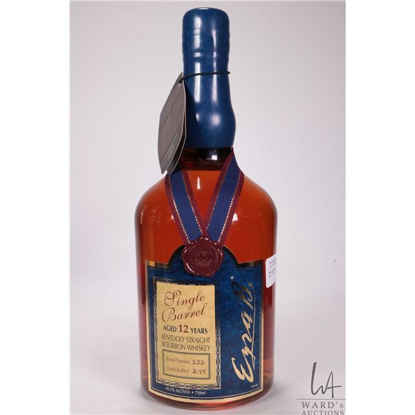 Ena B/ 12 Year Old/ Single Barrel/ Kentucky Straight Bourbon Whiskey/ Bottle No. 535/ 750ml/ 49.5% A