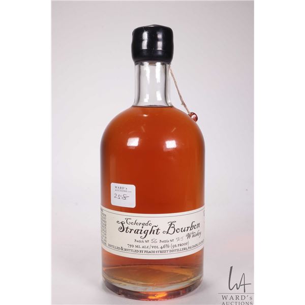 Colorado/ Straight Bourbon Whiskey/ Batch 56/ Bottle 715/ 750ml/ 46% ABV