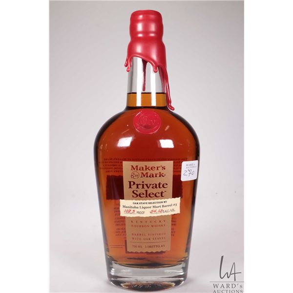Maker's Mark/ Private Select/ Kentucky Bourbon Whisky/ 750ml/ 54.15% ABV