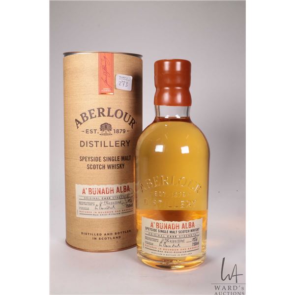 Aberlour Distillery/ A' Bunadh Alba/ Speyside Single Malt Scotch Whisky/750ml/ 60% ABV