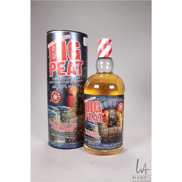 Douglas Laing's/ Big Peat/ Christmas Edition/ Islay Blended Malt Scotch Whisky/ 750ml/ 53.7% ABV