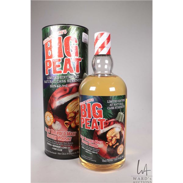Douglas Laing's/ Big Peat/ Christmas Edition/ Islay Blended Malt Scotch Whisky/ 750ml/ 53.1% ABV