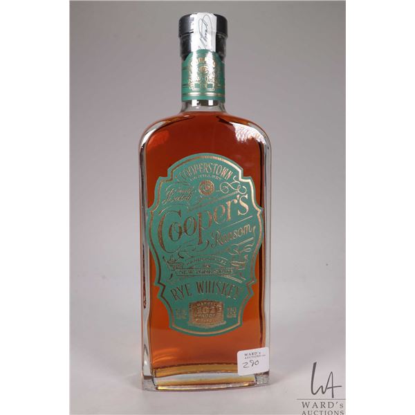 Cooperstown/ Cooper's Ransom/ Rye Whiskey/ 750ml/ 51% ABV