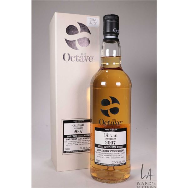 The Octave/ Girvan Distillery/ Single Grain Scotch Whicksy/ 11 Year/ Cask No. 2118017/ bottle 04/84/