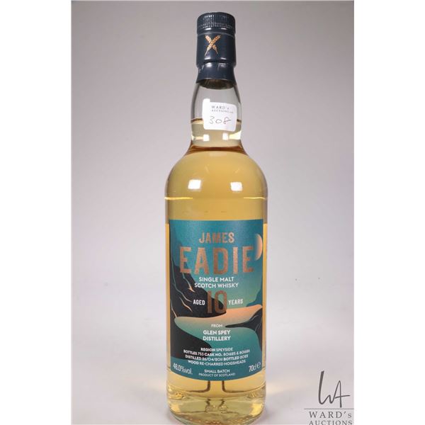 James Eadie/ 10 Year/ Single Malt Scotch Whisky 700ml/ 46.0% ABV