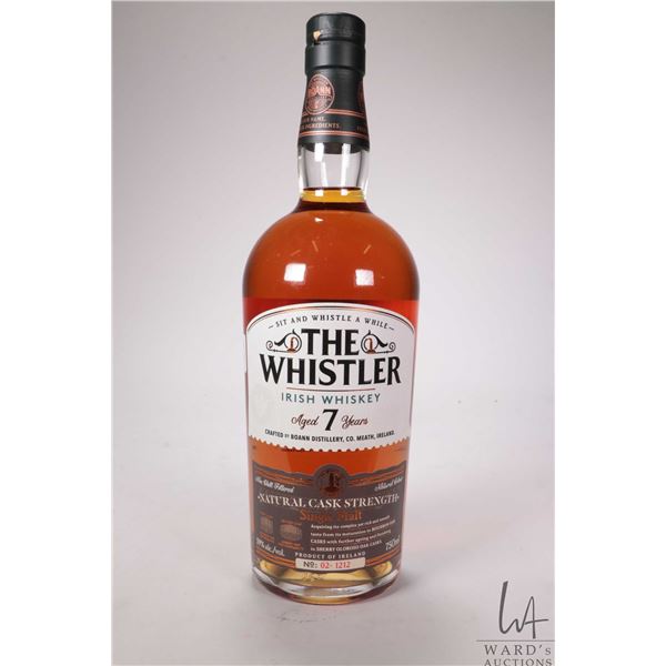 The Whistler/ 7 Year Old/ Irish Whiskey/ No. 02-1212/ 750ml/ 59% ABV